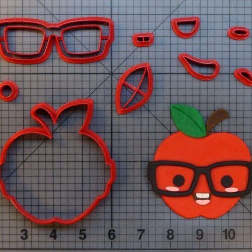 Nerdy Apple 266-A963 Cookie Cutter Set
