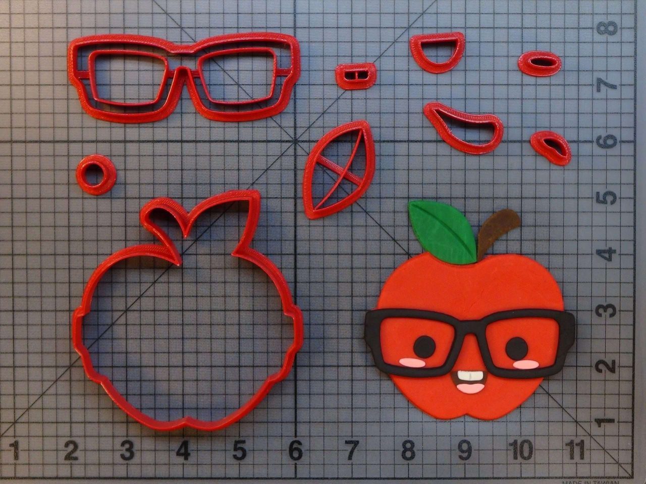 Nerdy Apple 266-A963 Cookie Cutter Set