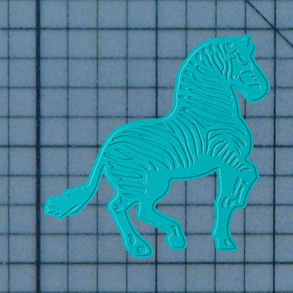 Zebra 227-241 Cookie Cutter and Stamp
