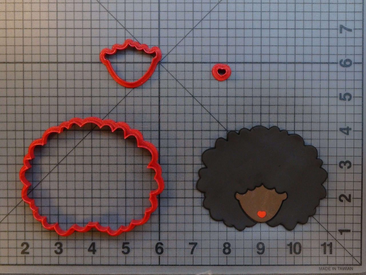 Afro Girl 266-B059 Cookie Cutter Set