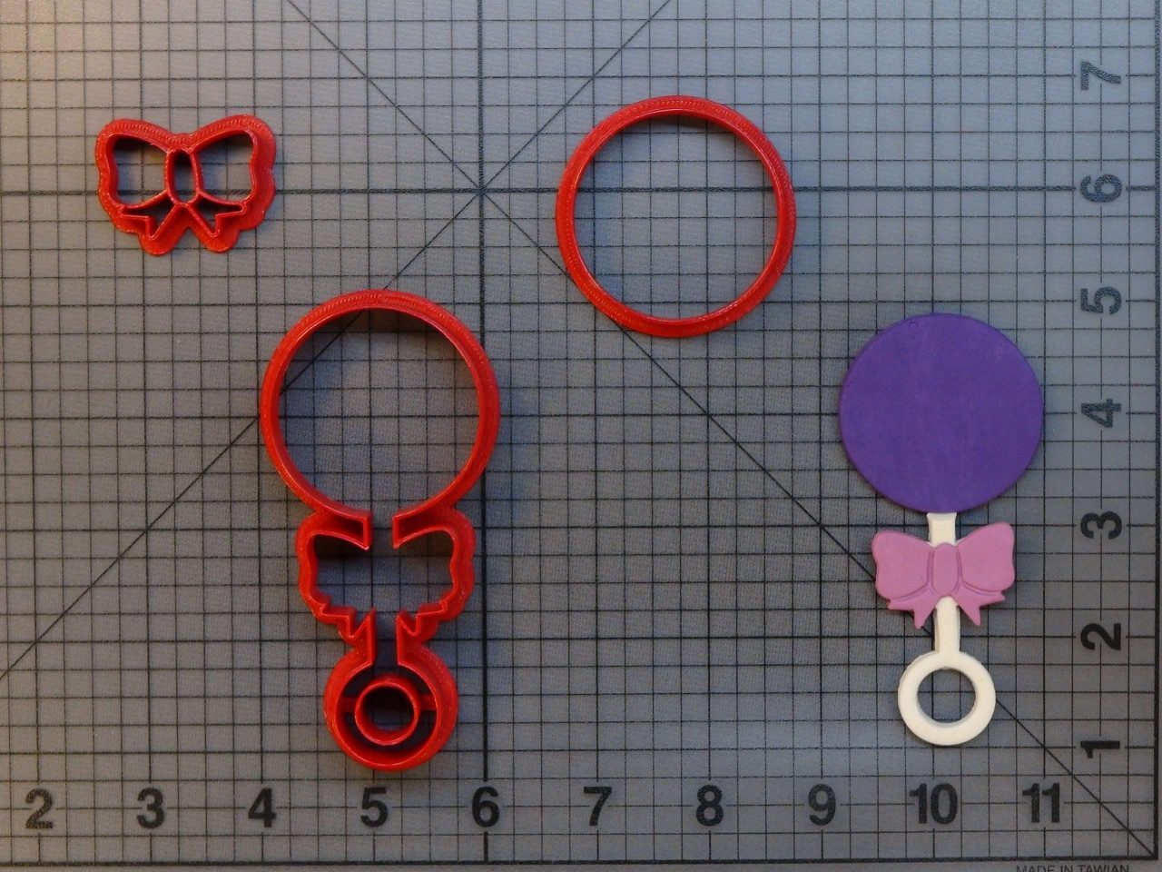 Baby Rattle 266-B021 Cookie Cutter Set