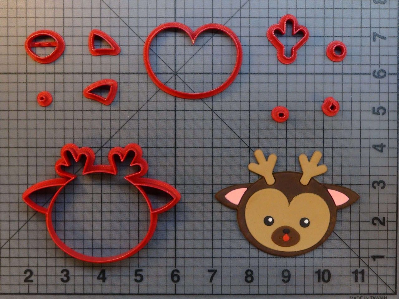 Cute Deer 266-B053 Cookie Cutter Set
