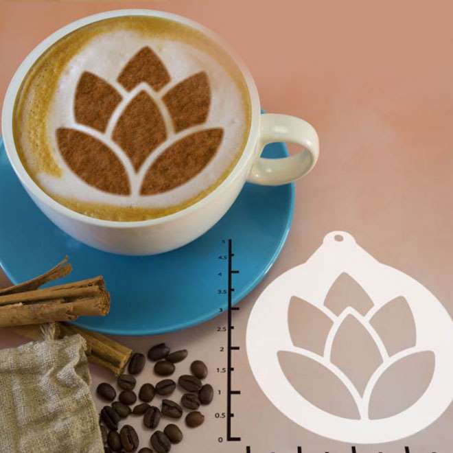 Hop 263-138 Latte Art Stencil