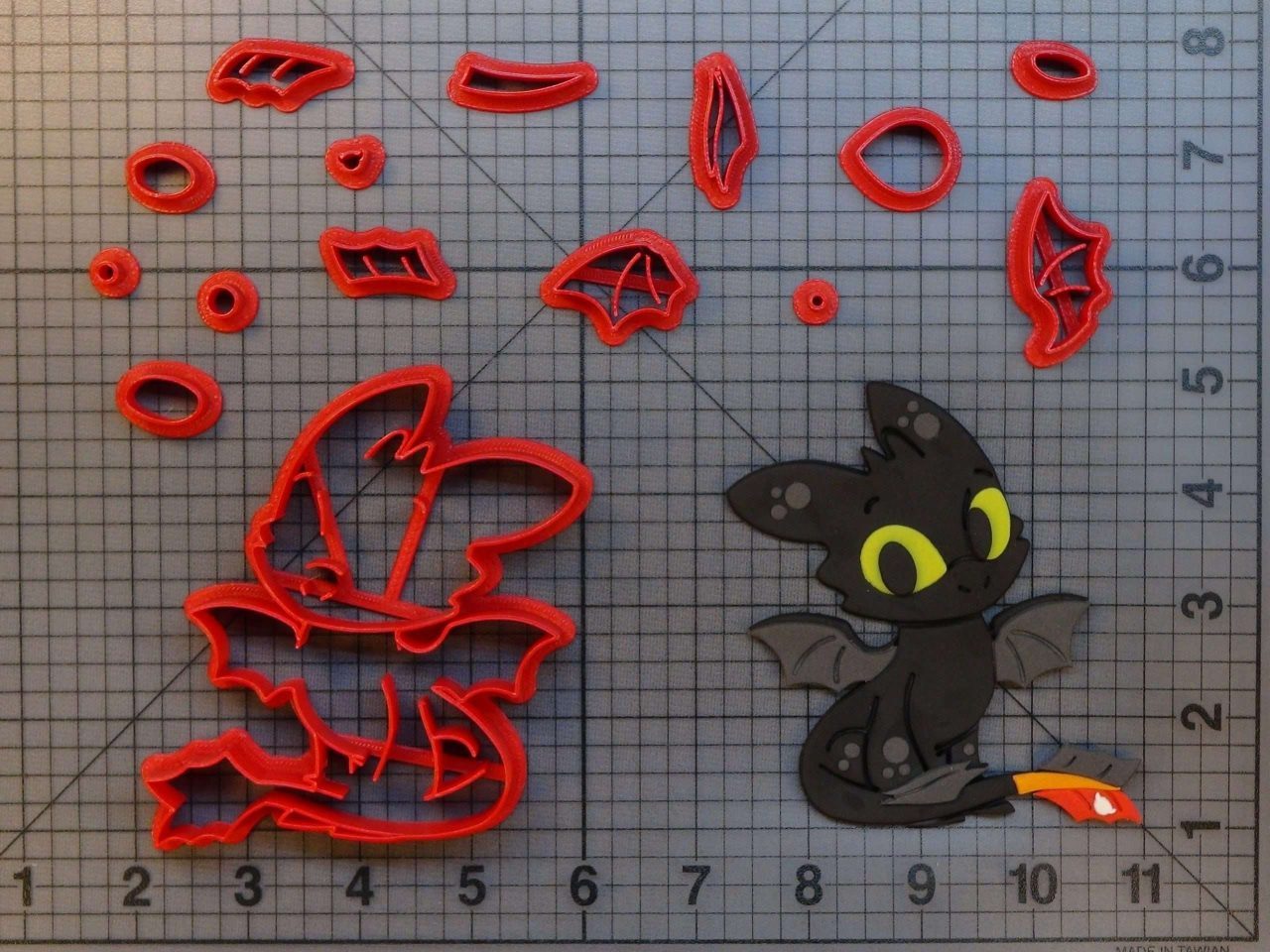 How To Train Your Dragon - Toothless 266-B082 Cookie Cutter Set