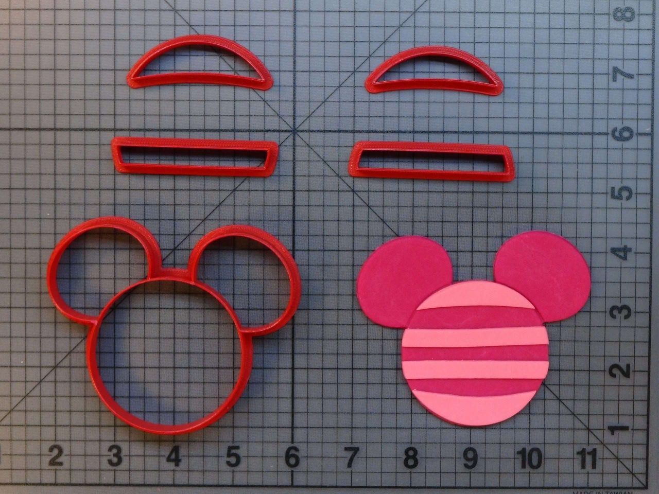 Mickey Mouse - Piglet 266-B096 Cookie Cutter Set