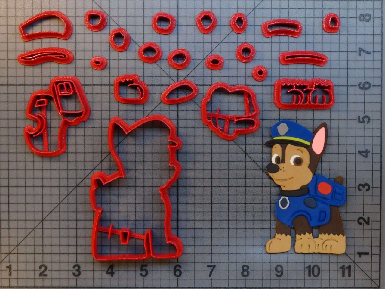 Paw Patrol - Chase 266-B017 Cookie Cutter Set