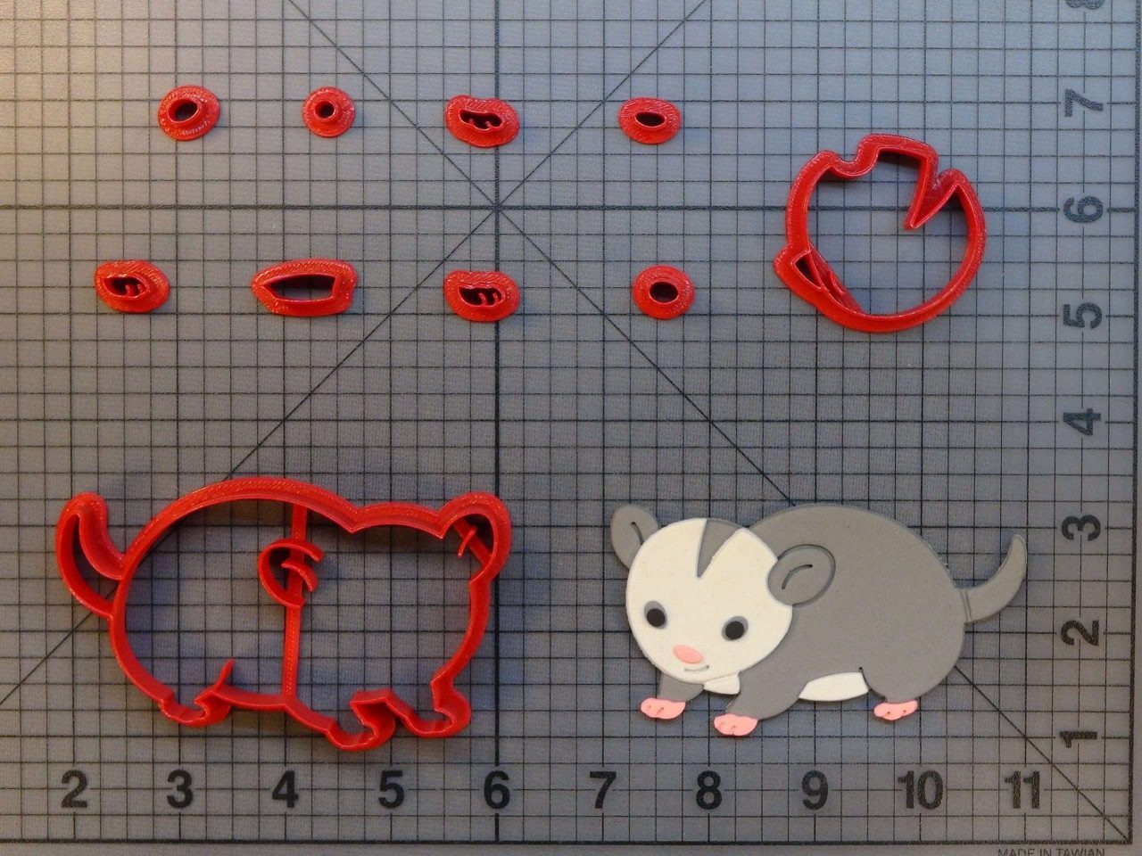 Possum 266-B063 Cookie Cutter Set