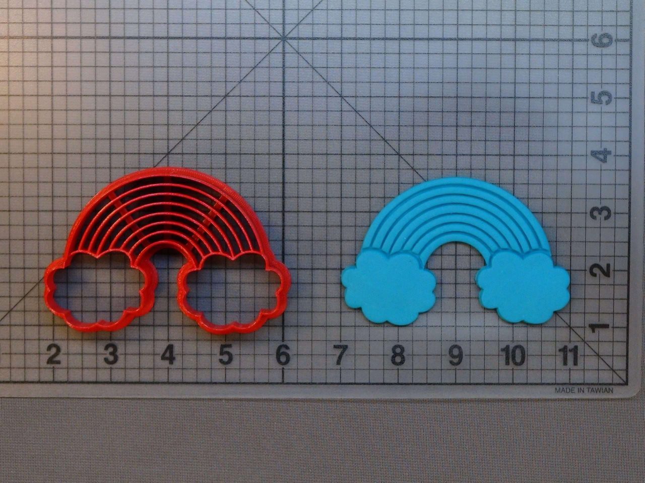 Rainbow with Clouds 266-A995 Cookie Cutter