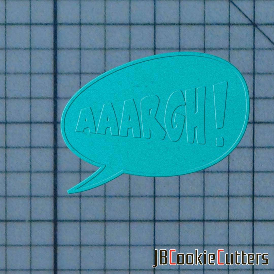 Aaargh 227-224 Cookie Cutter and Acrylic Stamp - Image 3