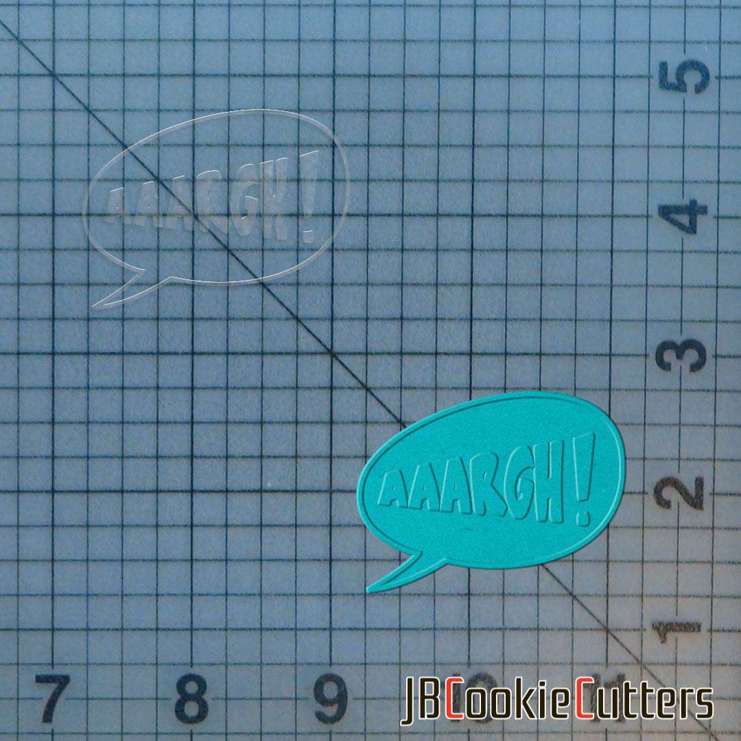 Aaargh 227-224 Cookie Cutter and Acrylic Stamp - Image 4