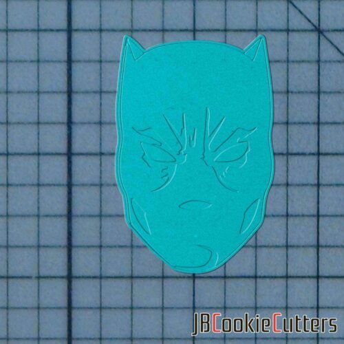 Black Panther Mask 227-232 Cookie Cutter and Stamp