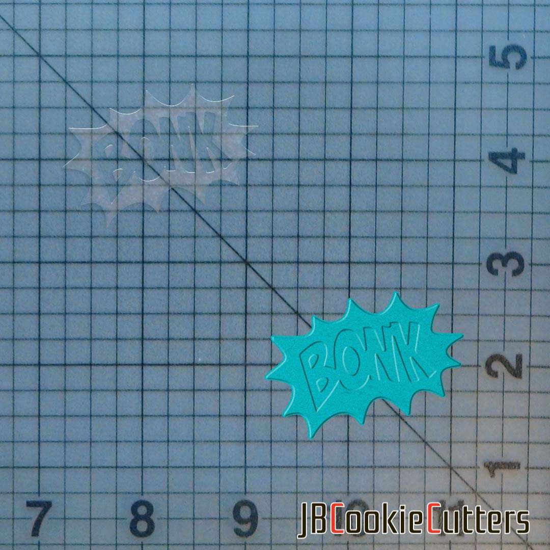 Bonk Sign 227-140 Cookie Cuter and Acrylic Stamp - Image 2