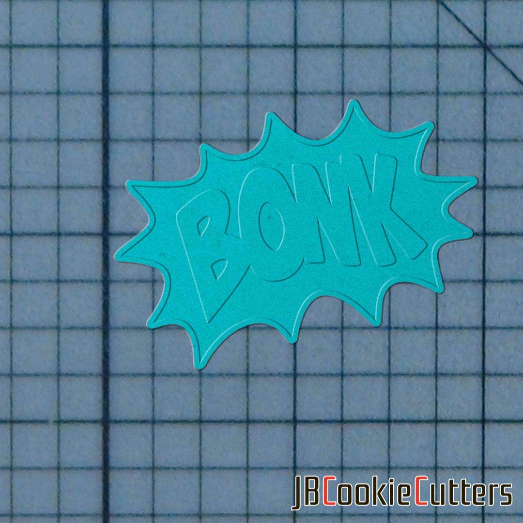 Bonk Sign 227-140 Cookie Cuter and Acrylic Stamp - Image 3
