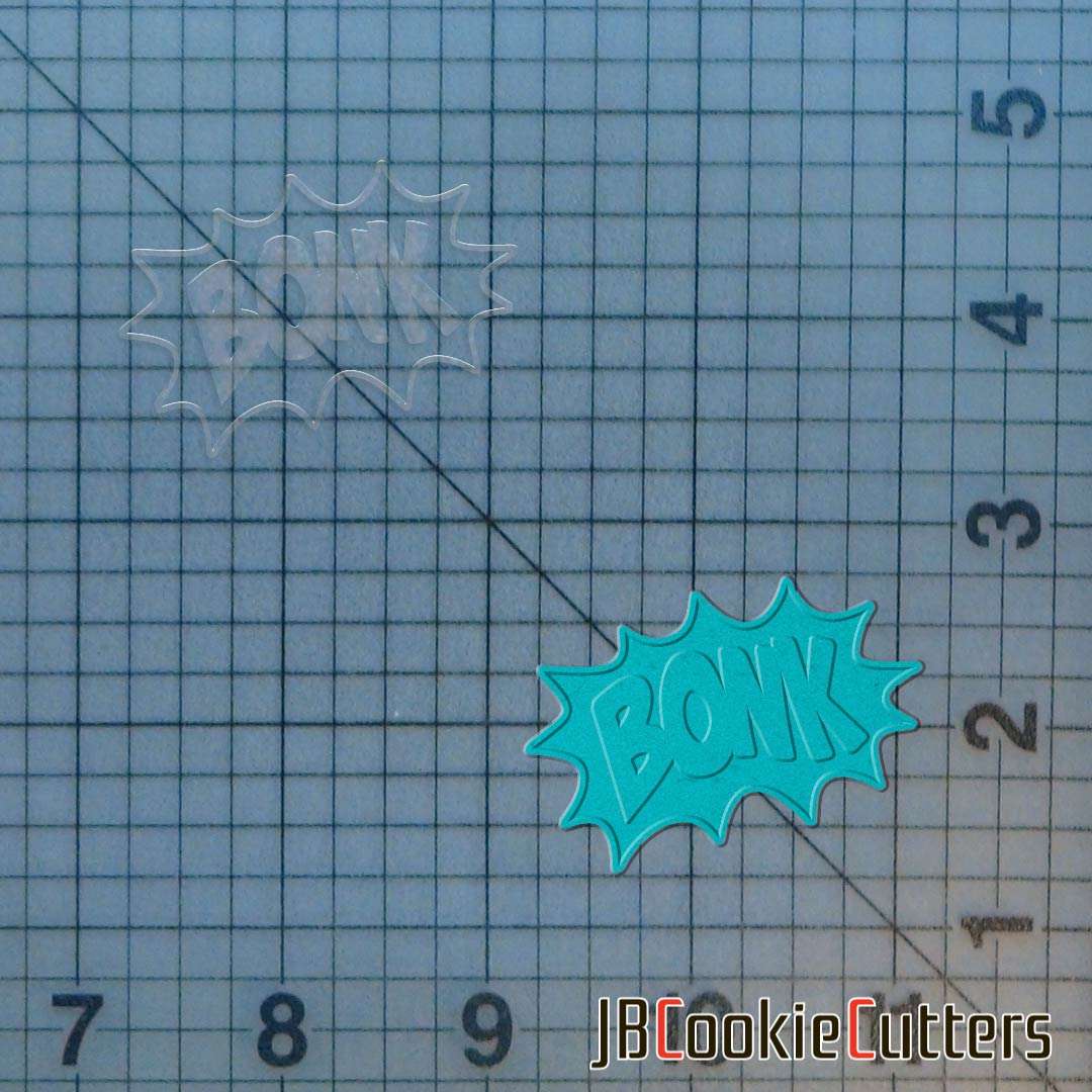Bonk Sign 227-140 Cookie Cuter and Acrylic Stamp - Image 4