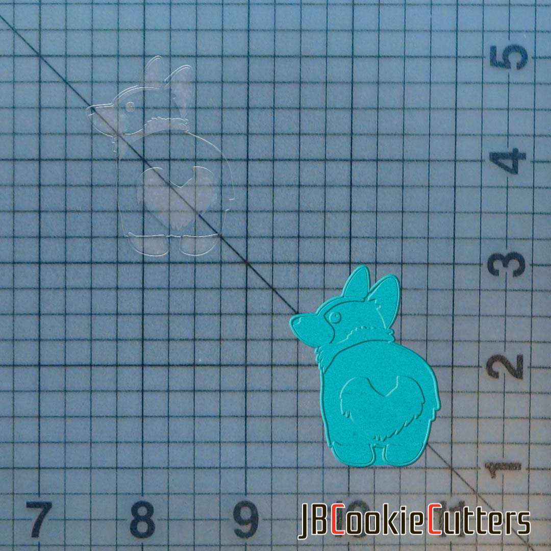 Dog - Corgi 227-265 Cookie Cutter and Acrylic Stamp - Image 2