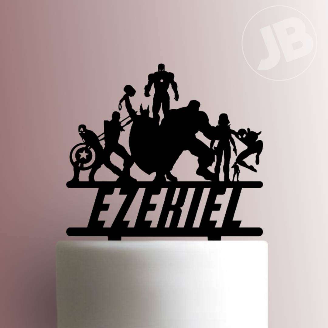 Custom Avengers 225-679 Cake Topper