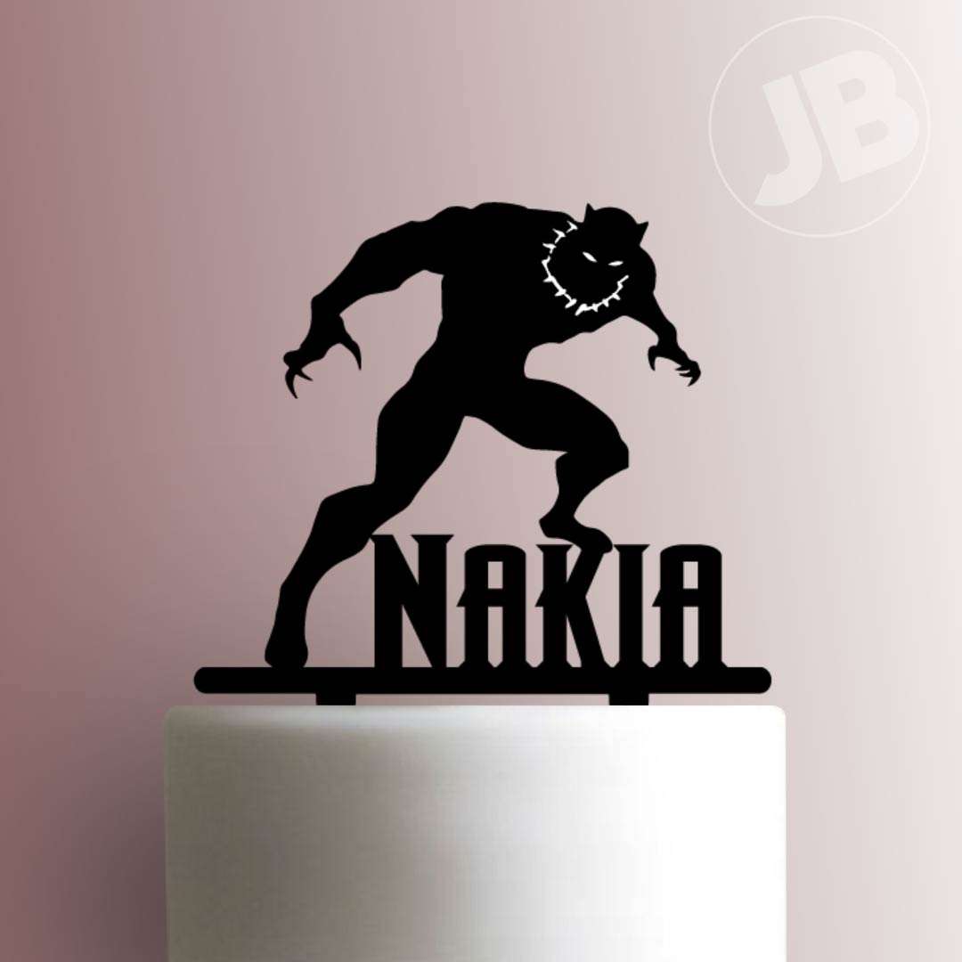 Custom Black Panther 225-704 Cake Topper