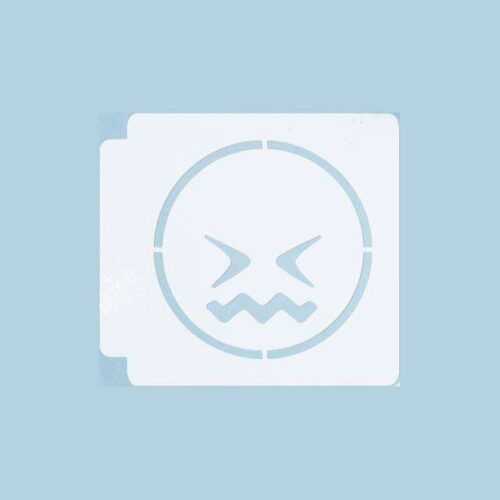 Emoji - Confounded 783-A793 Stencil