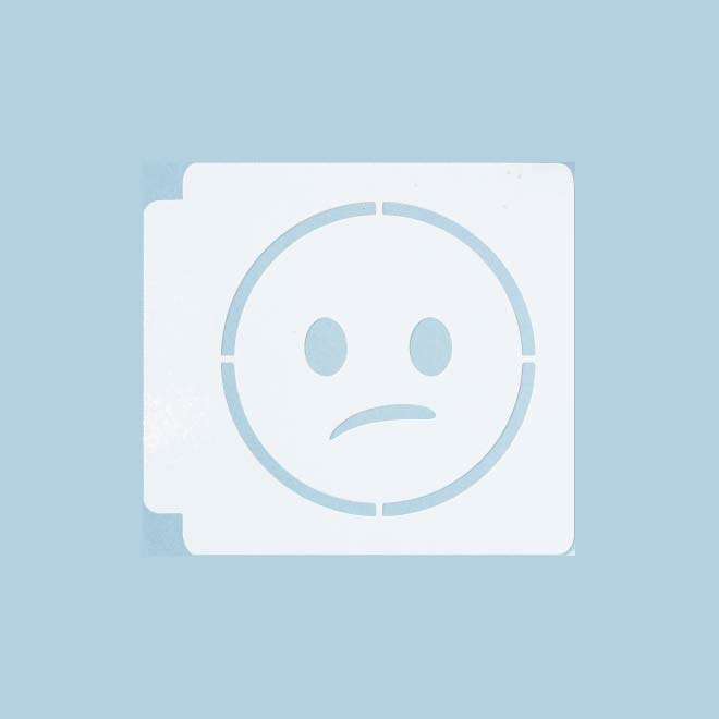 Emoji - Confused 783-A805 Stencil