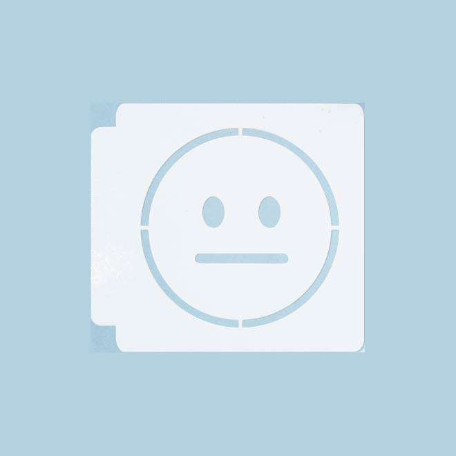 Emoji - Neutral 783-A791 Stencil