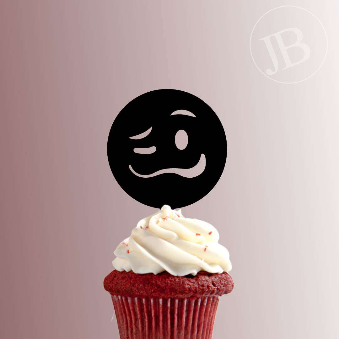 Emoji - Woozy 228-139 Cupcake Topper