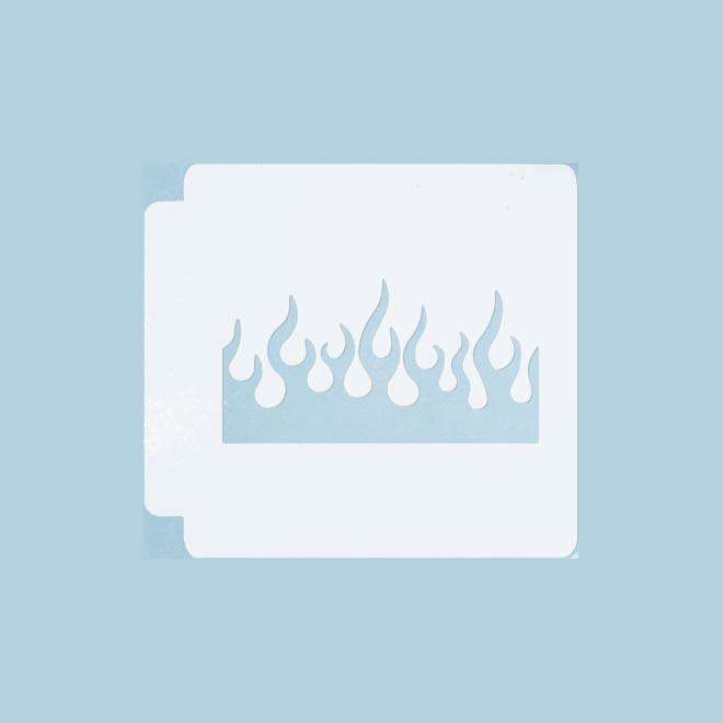 Flames 783-A852 Stencil