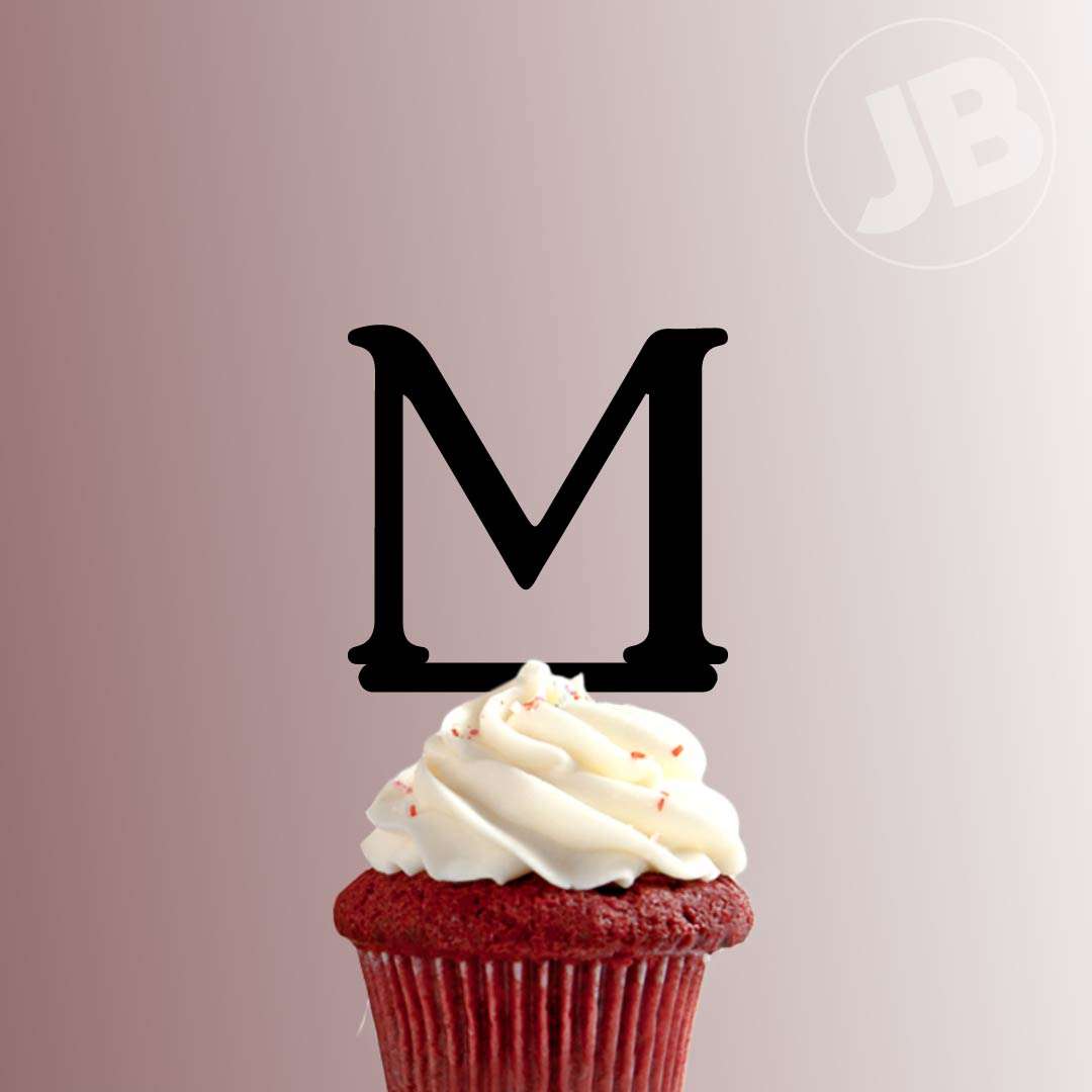 Greek Alphabet Mu 228-071 Cupcake Topper