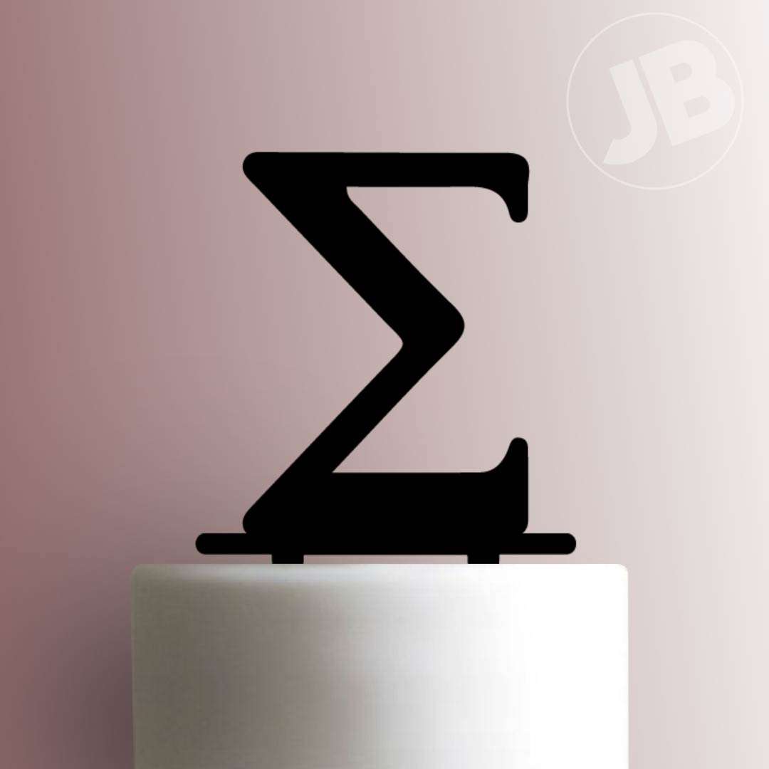 Greek Alphabet Sigma 225-618 Cake Topper