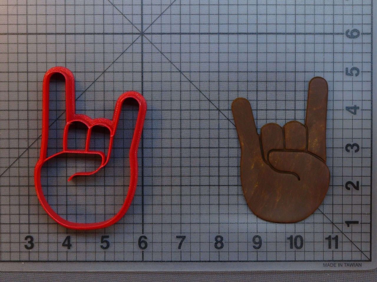 Horns Emoji 266-B322 Cookie Cutter