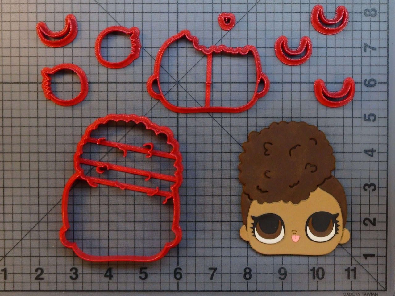 LOL Surprise Dolls - Riptide Head 266-B325 Cookie Cutter Set