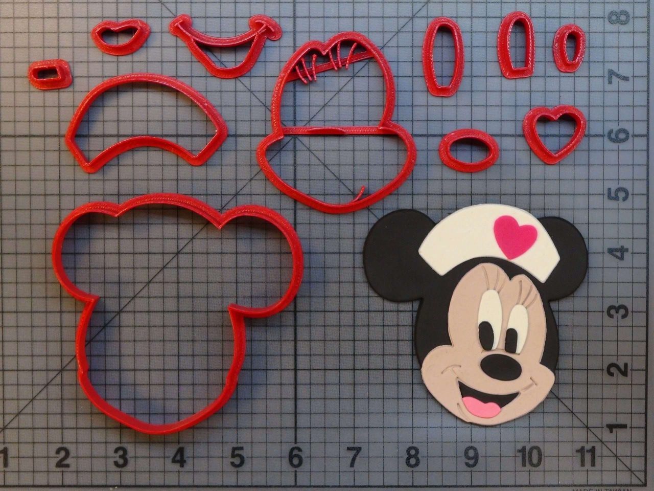 Minnie Mouse Nurse 266-B294 Cookie Cutter Set