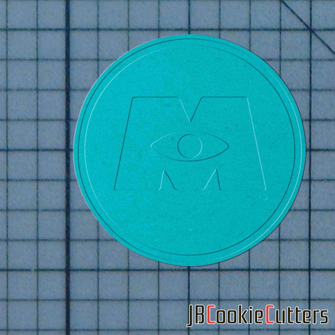 Monster Inc Logo 227-218 Cookie Cutter and Stamp