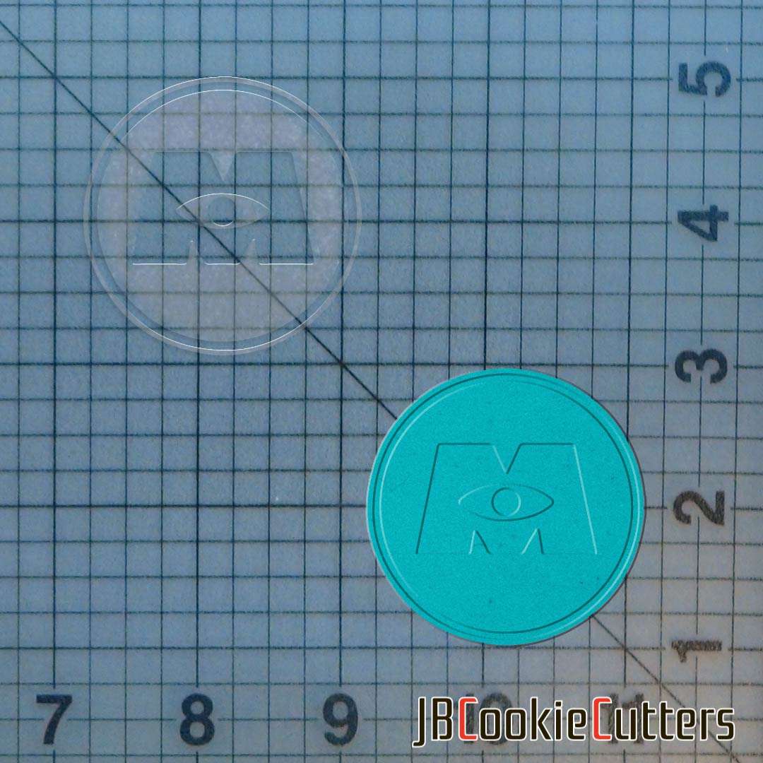 Monster Inc Logo 227-218 Cookie Cutter and Stamp - Image 2
