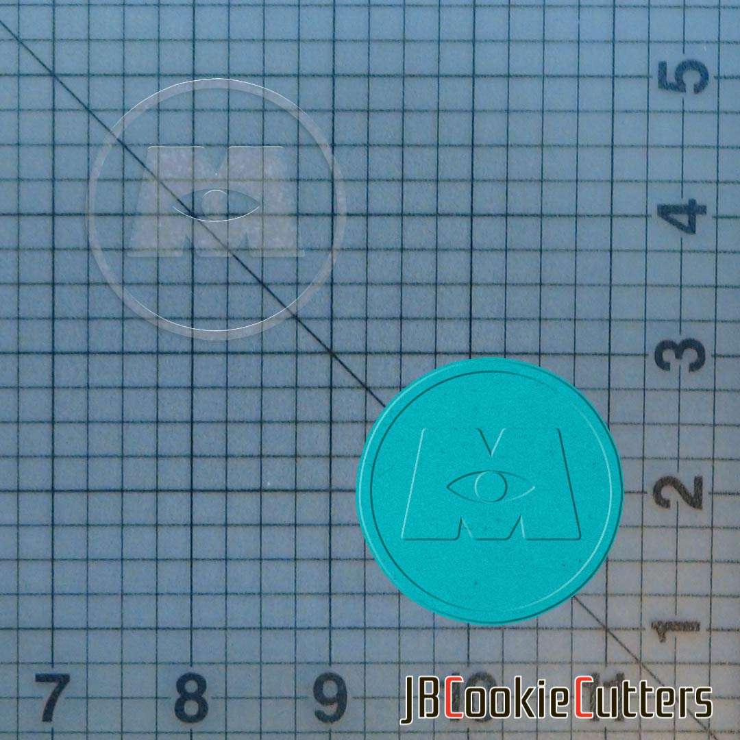 Monster Inc Logo 227-218 Cookie Cutter and Stamp - Image 4