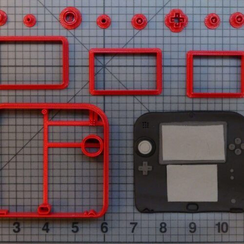 Nintendo 2DS 266-B327 Cookie Cutter Set