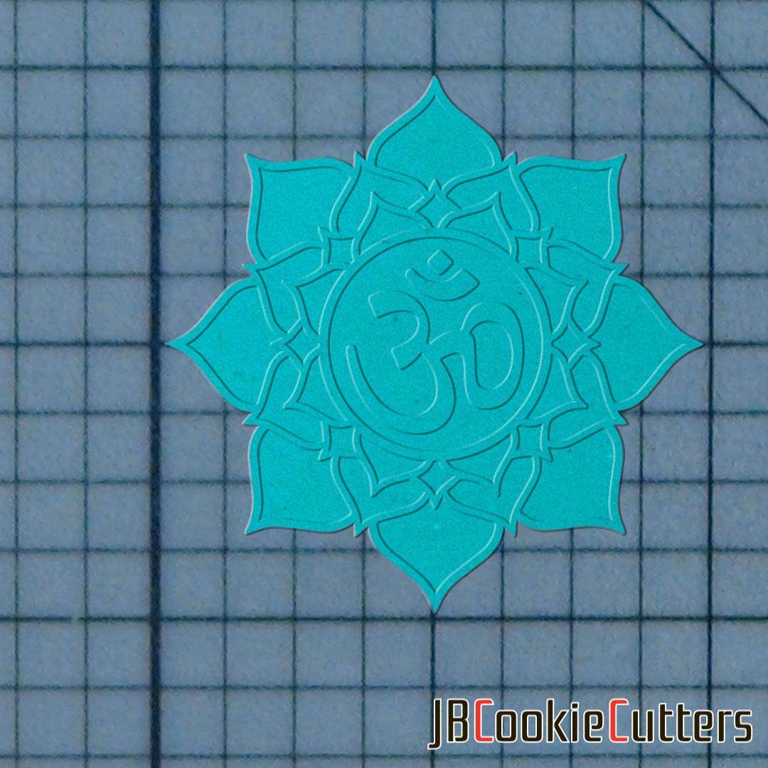 Ohm Lotus 227-247 Cookie Cutter and Stamp - Image 3