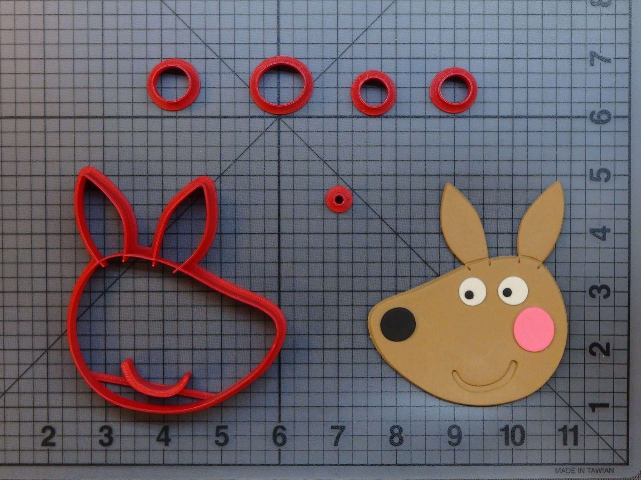 Peppa Pig - Kylie Kangaroo 266-B225 Cookie Cutter Set
