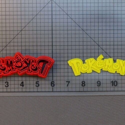 Pokemon Logo 266-B178 Cookie Cutter