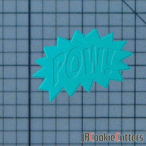 Pow Sign 227-137 Cookie Cutter and Stamp