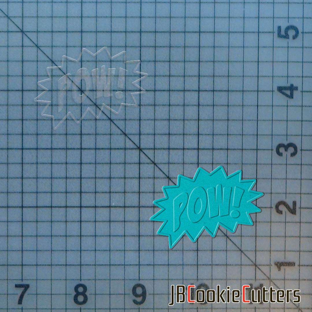 Pow Sign 227-137 Cookie Cutter and Stamp - Image 4