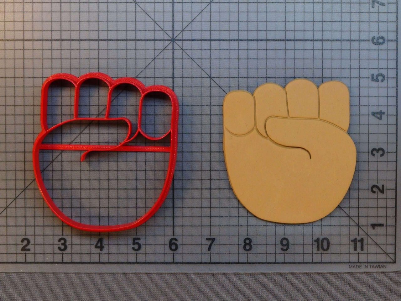 Raised Fist Emoji 266-B321 Cookie Cutter