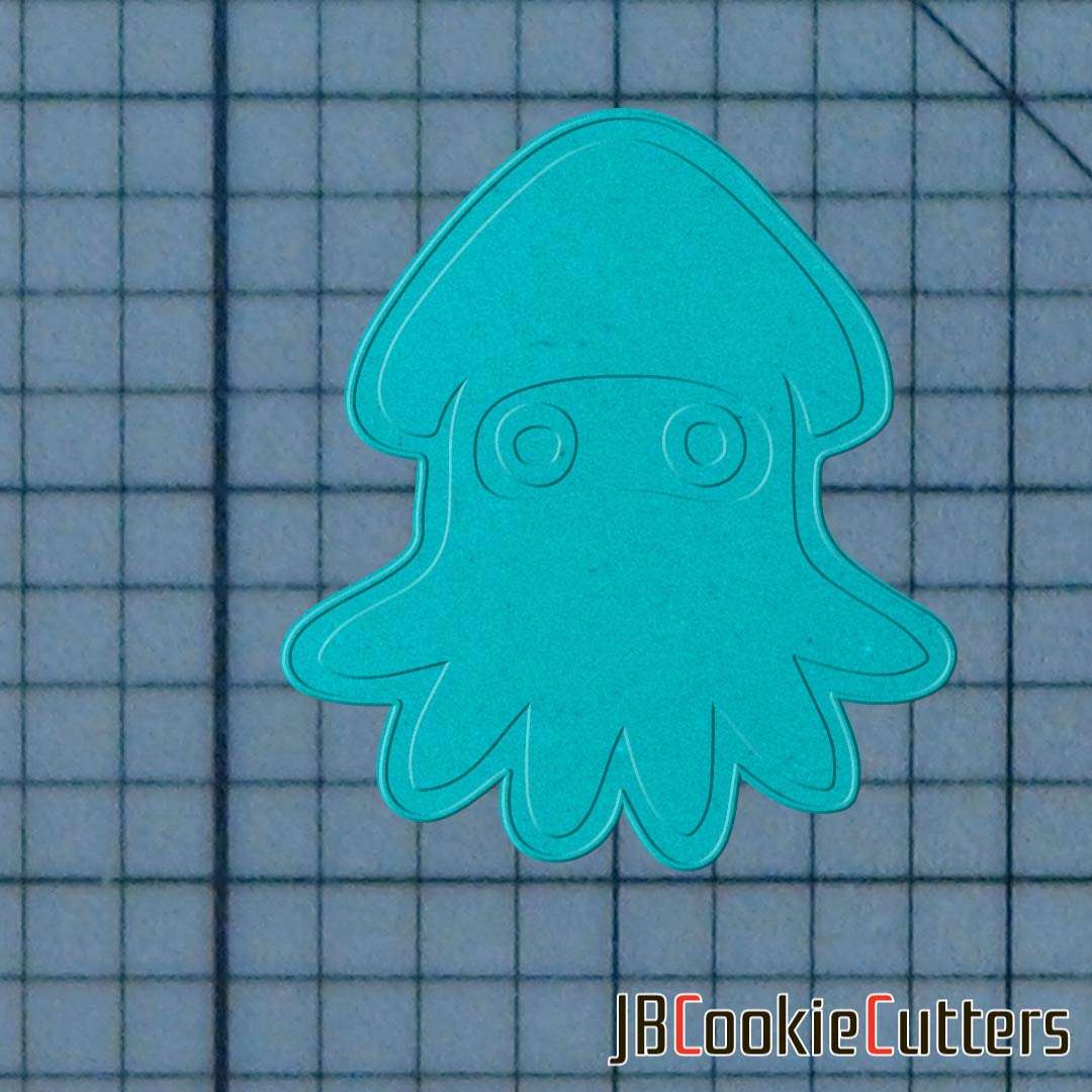 Super Mario - Blooper 227-275 Cookie Cutter and Stamp Embossed (1)