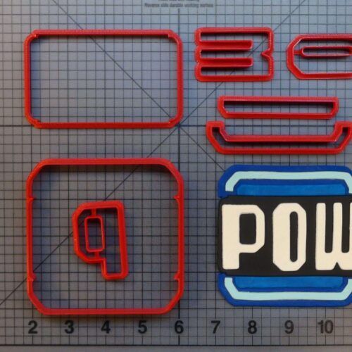 Super Mario - Pow Block 266-B194 Cookie Cutter Set