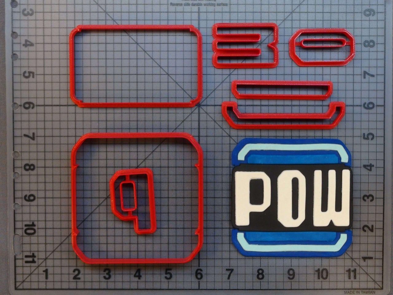 Super Mario - Pow Block 266-B194 Cookie Cutter Set
