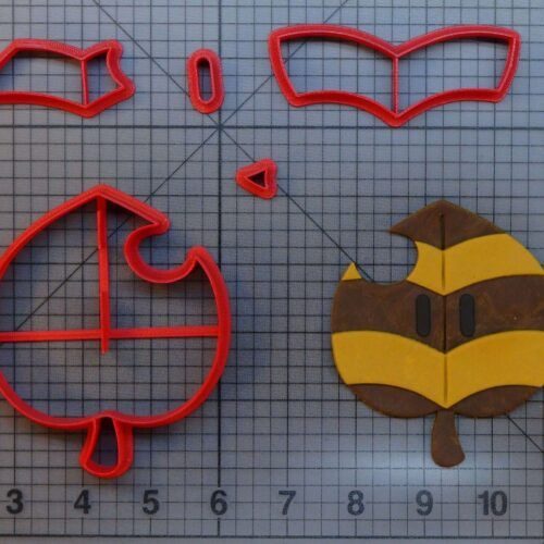 Super Mario - Super Leaf 266-B206 Cookie Cutter Set