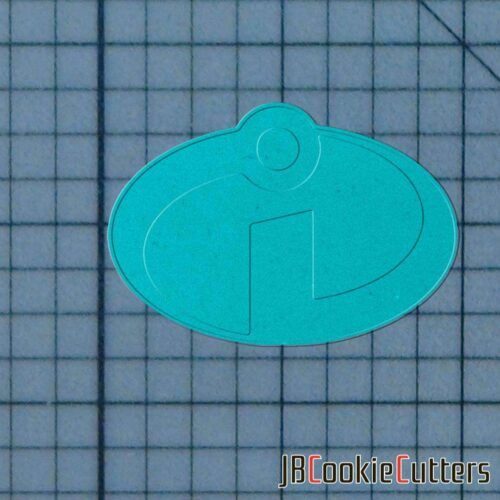 The Incredibles Logo 227-766 Cookie Cutter and Stamp