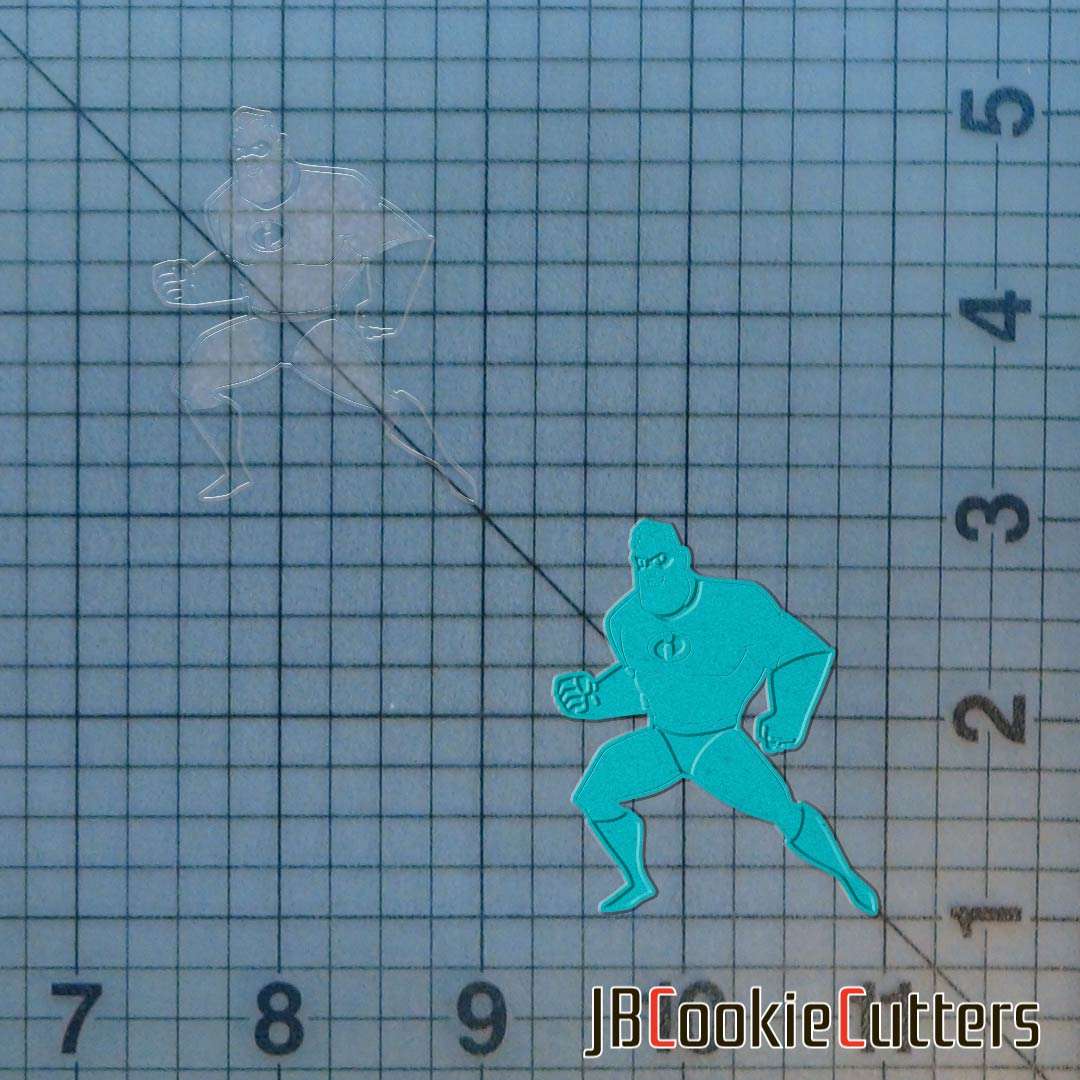 The Incredibles - Mr. Incredible 227-763 Cookie Cutter and Stamp - Image 2