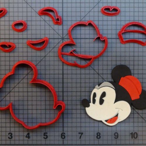 Vintage Minnie Mouse 266-B255 Cookie Cutter Set