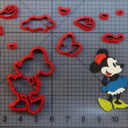 Vintage Minnie Mouse 266-B256 Cookie Cutter Set