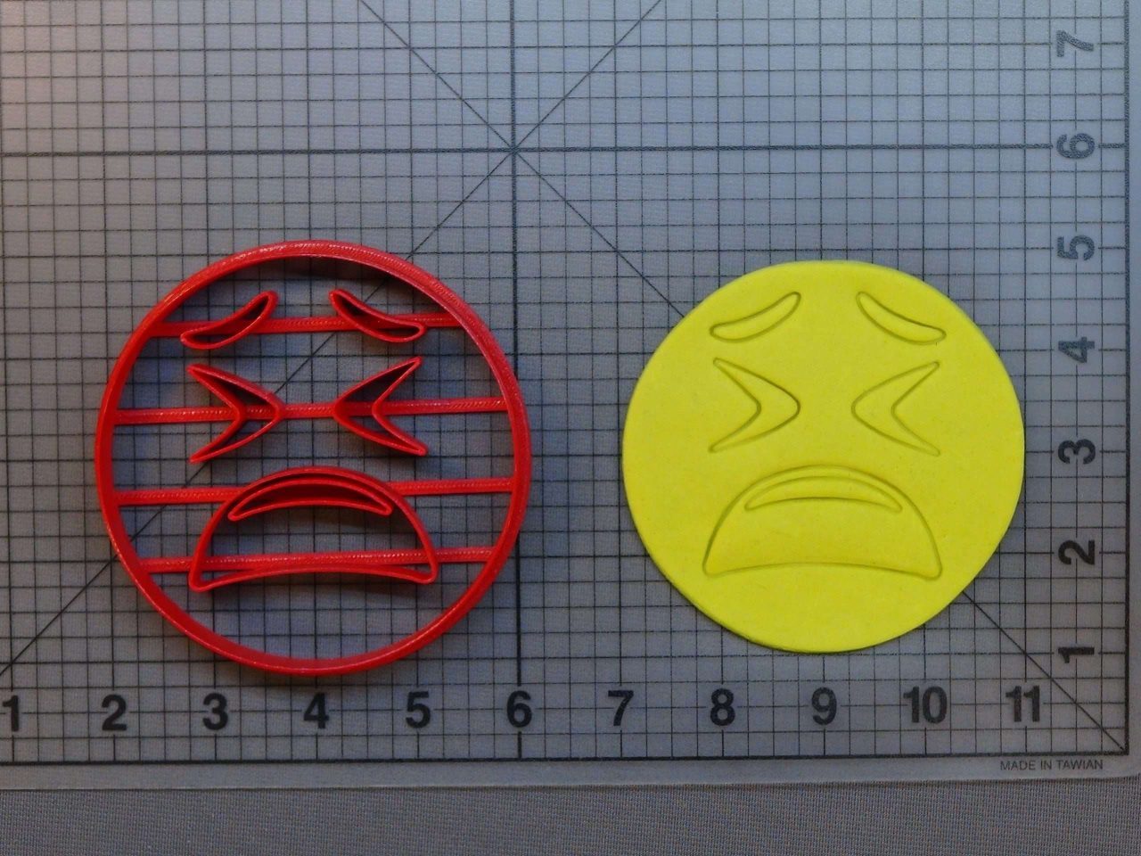 Weary Emoji 266-B245 Cookie Cutter
